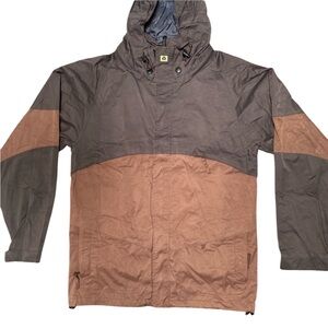 TACTIC SKI SNOW JACKET INSULATED MEDIUM BACK ZIP VENT WATERPROOF BROWN MEN'S M